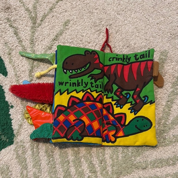 Colorful Dino Tails Soft Book - Picture 5 of 6